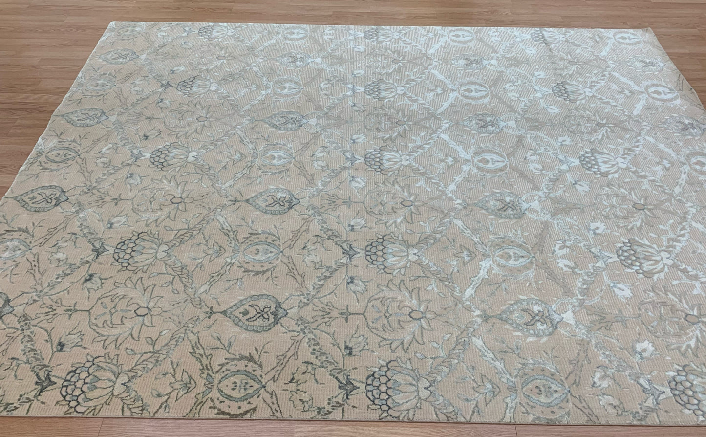 Machine Woven Wool & Art Silk Nourison Luminance LUM7 Rug (7'7"x10'6")
