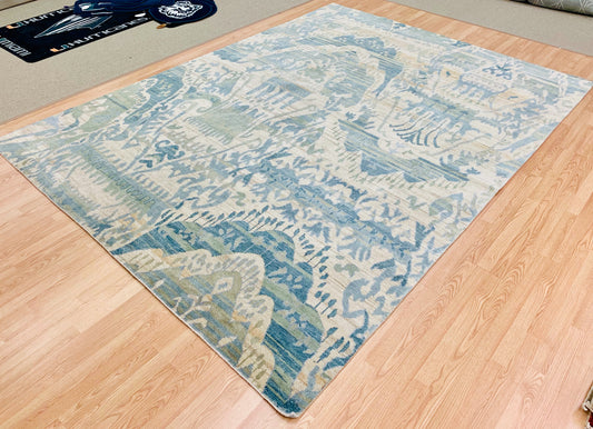 Hand-Knotted Wool Nourison Dune (8'6"x11'6")